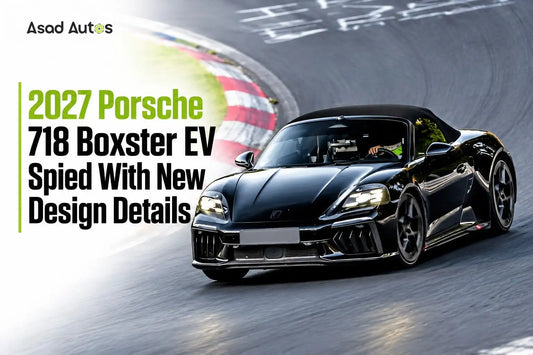 2027 Porsche 718 Boxster EV prototype spotted nearly undisguised