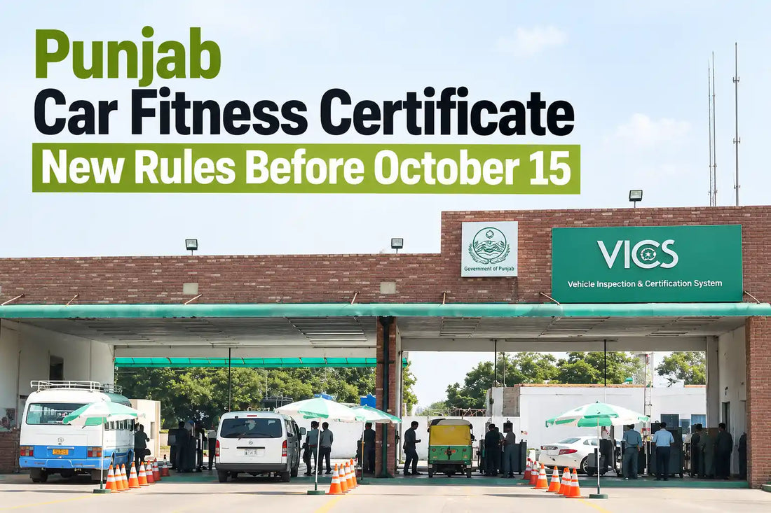 Punjab car fitness certificate new rules and October 15 deadline