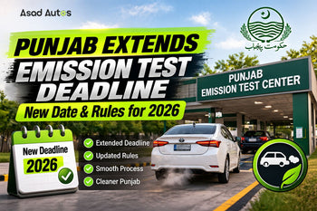 Punjab Vehicle Emission Test Deadline Extended 2026 – Asad Autos