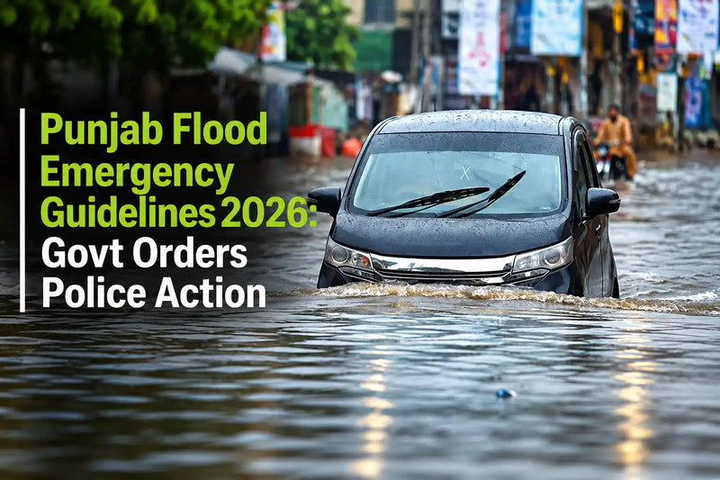 Punjab Flood Emergency Guidelines 2026 as govt orders police action for flood safety