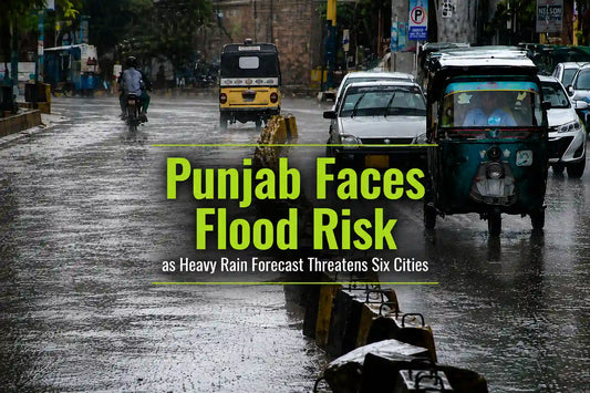 Punjab flood risk as heavy rain threatens six cities