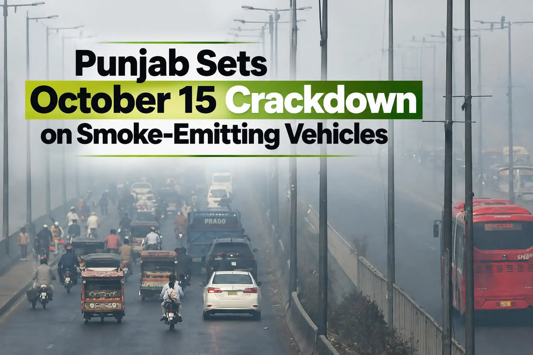 Punjab sets October 15 crackdown on smoke-emitting vehicles