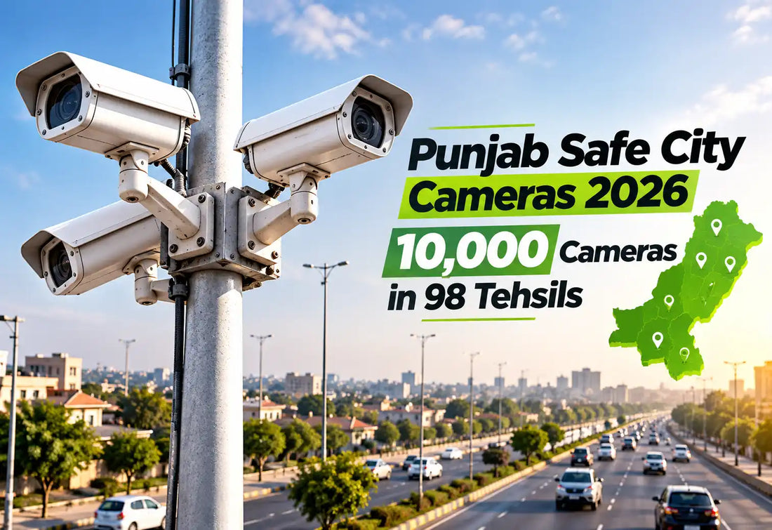 Punjab Safe City Cameras 2026 – 10,000 cameras in 98 tehsils