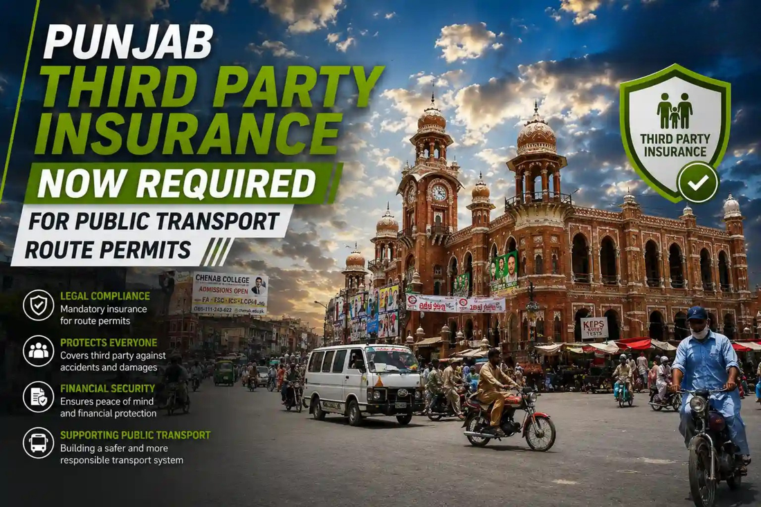 Punjab Third Party Insurance requirement for public transport