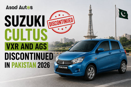 Suzuki Cultus VXR and AGS discontinued in Pakistan 2026