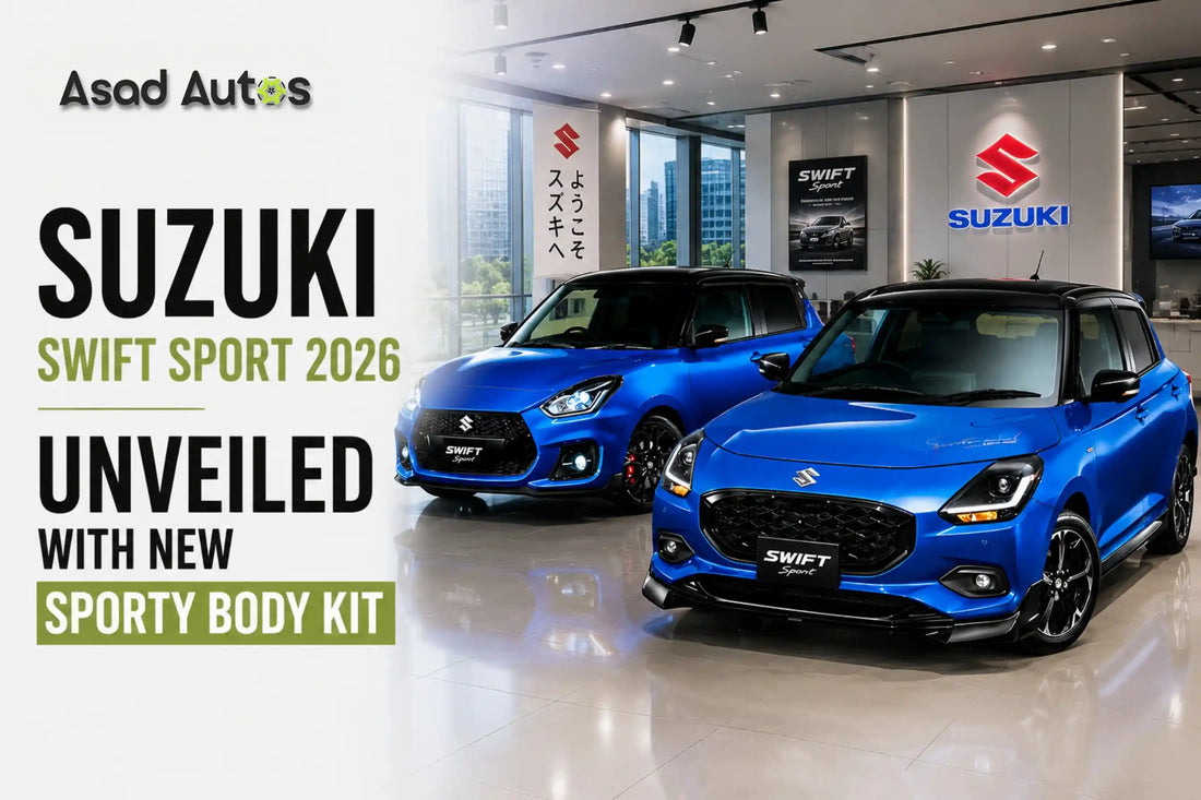 Suzuki Swift Sport 2026 with new sporty body kit