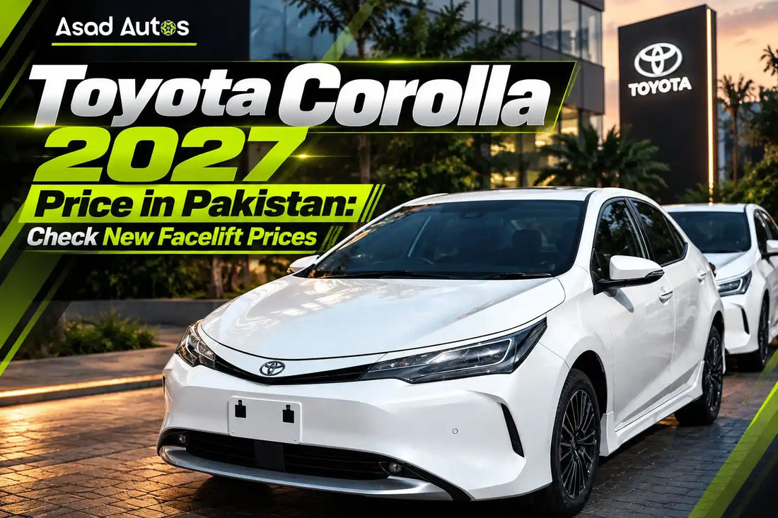 Toyota Corolla 2027 price in Pakistan with latest facelift model and updated price list