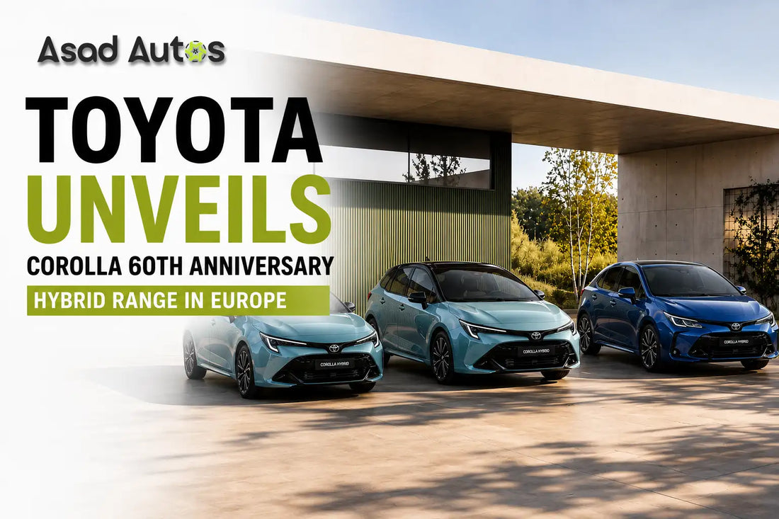 Toyota Corolla 60th Anniversary hybrid range unveiled in Europe
