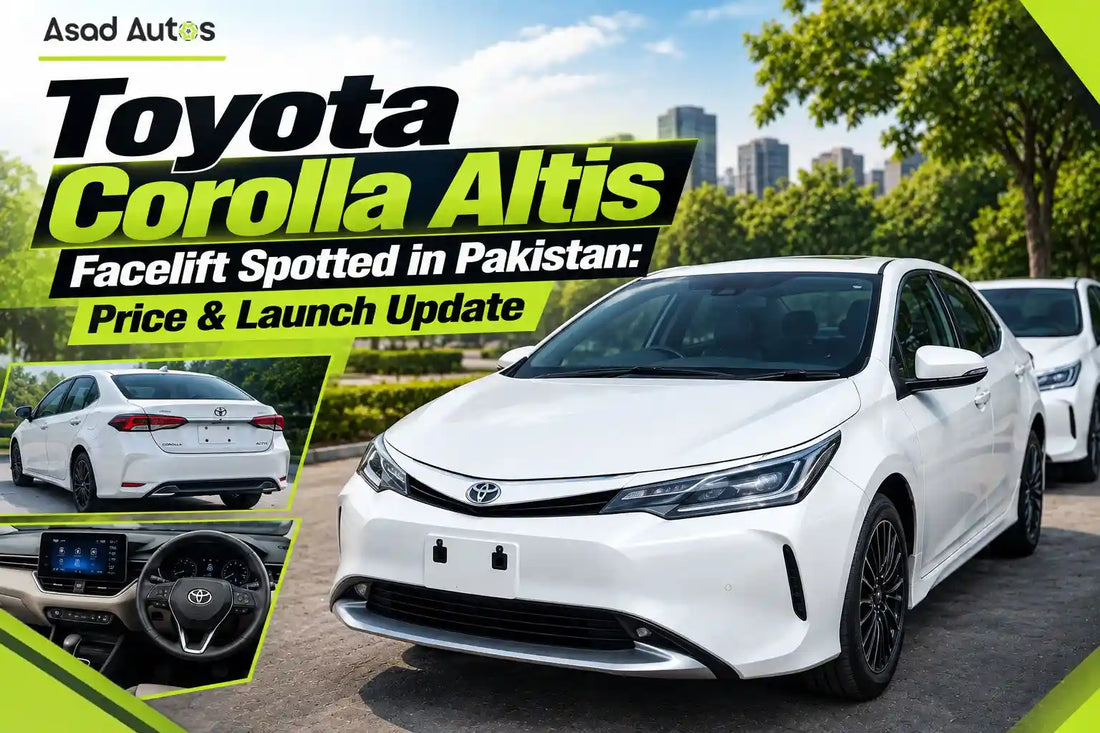 Toyota Corolla Altis facelift spotted in Pakistan with latest design and launch update