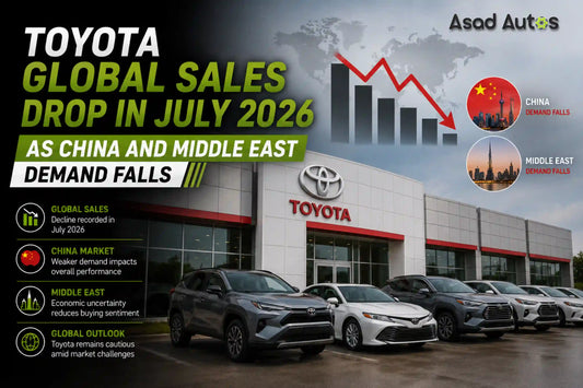 Toyota Global Sales Fall in July as China Sales Plunge 24.3%