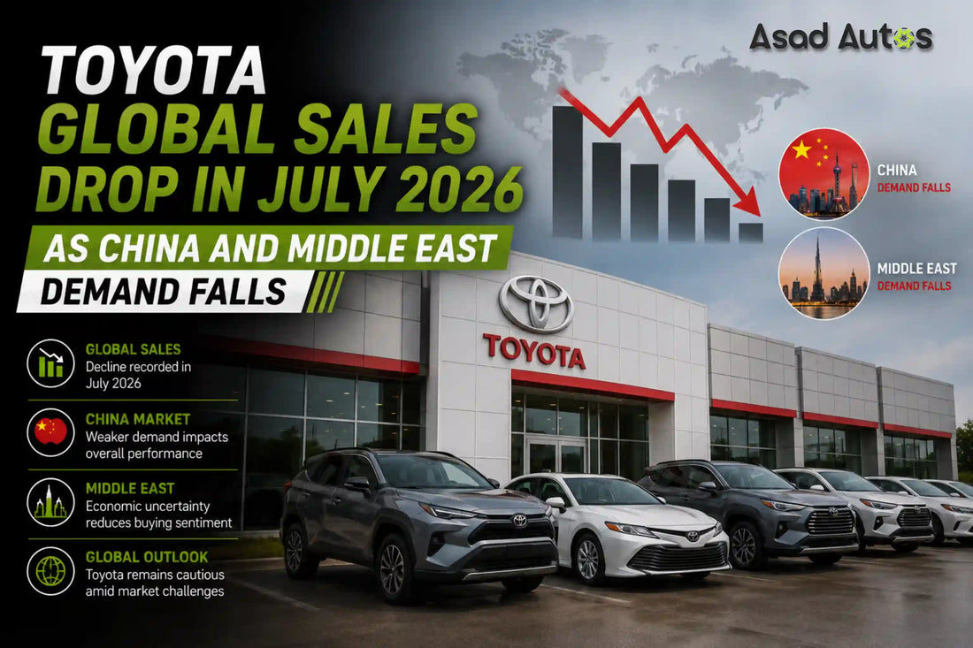 Toyota Global Sales Fall in July as China Sales Plunge 24.3%
