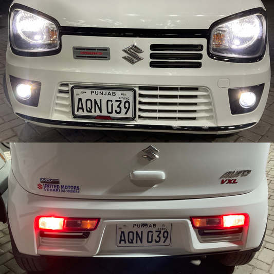 Non-Painted Front & Back Bumper Set for New Alto: Complete Vehicle Enhancement