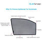 Quik Snap Window Sun Shades (Car Pardy) For Haval H6 2022-2024 Crossover: Ultimate UV Protection & Style