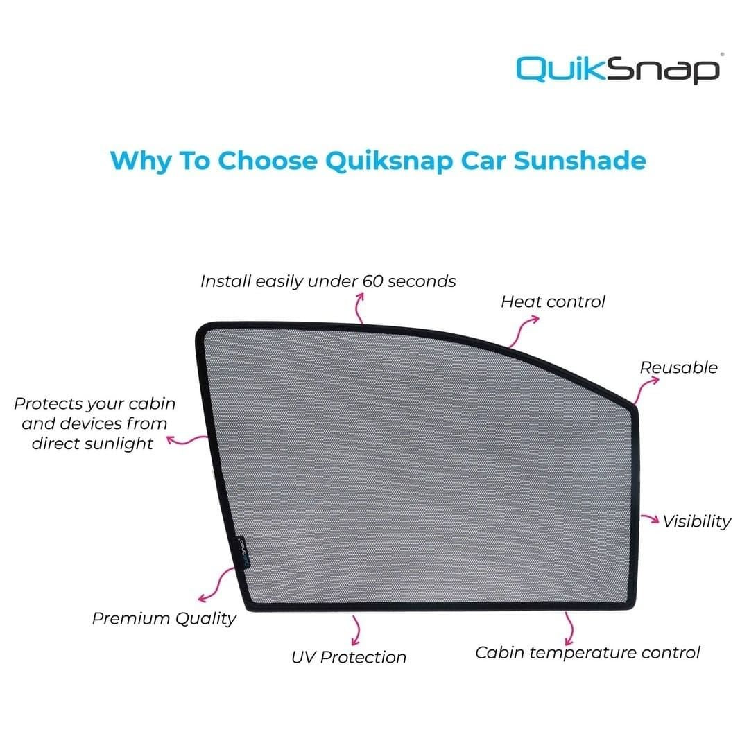 Quik Snap Window Sun Shades (Car Pardy) For Haval H6 2022-2024 Crossover: Ultimate UV Protection & Style