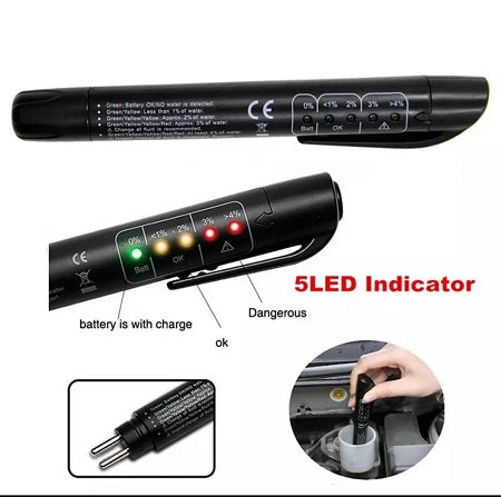 Brake Fluid Tester LED Car Vehicle Auto Automotive Testing Tool Brake Fluid Tester Pen