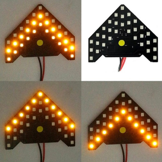 2 Pcs Car Side Mirror Indicators - Arrow Form 33 SMD LED Light