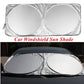 Silver Round Folding Car Windshield Sun Shade
