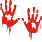 Bloody Hand Reflective Car Bumper Body Sticker