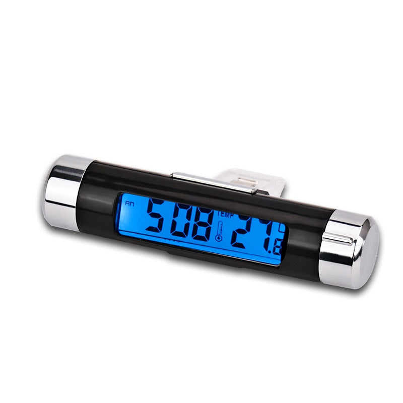 Digital Car Air Vent Car Thermo meter Clock