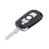 Modified Folding Remote 3 Buttton Key Case Cover For B.M.W