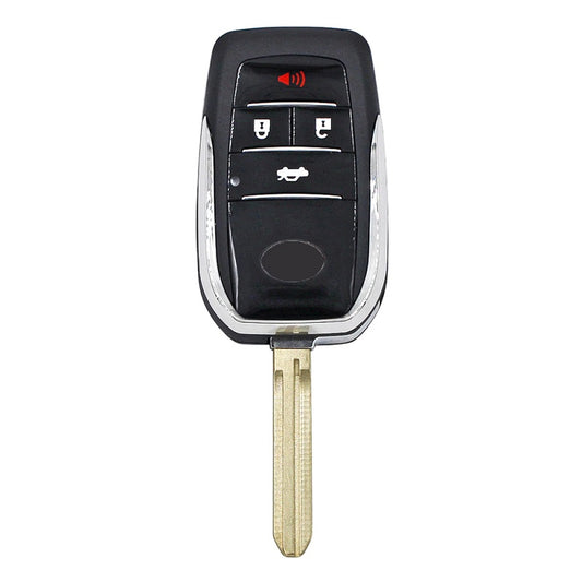 4 Button Modified Flip Cover Case for Toyota