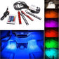 12 LED Bluetooth Phone Control Car Strip Flexible Light