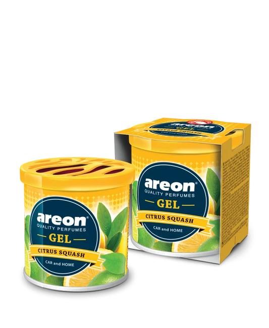 Gel air freshener with fresh energizing fragrances CITRUS SQUASH