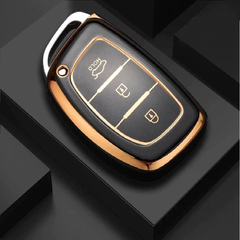 TPU Car Key Cover for Hyundai Elantra 2017-2024