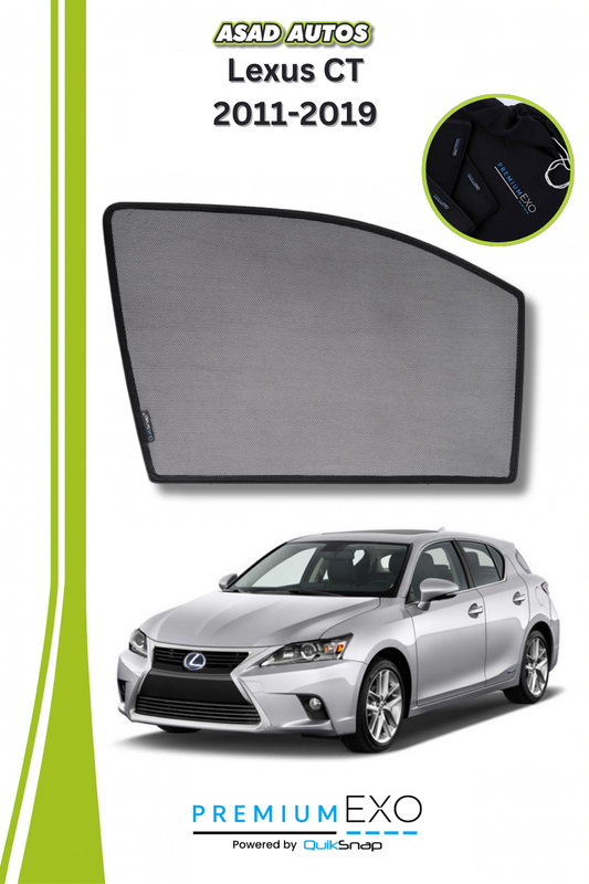 QS Window Sun Shades (Car Pardy) For Lexus CT 2011-2019 SUV