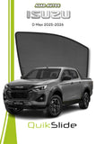 QS | QuikSlide Window Sun Shades (Car Pardy) for Isuzu D-Max 2025–2026