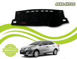 "Custom dashboard carpet mat for Toyota Yaris 2018-2025, offering UV protection, glare reduction, and a sleek interior upgrade."
