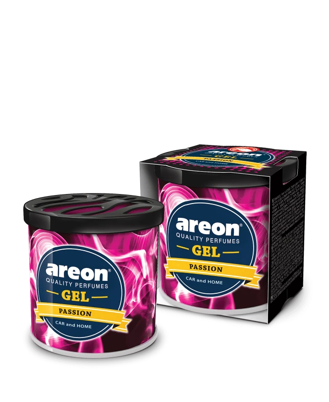 Gel air freshener with fresh energizing fragrances PASSION