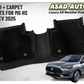 TPE + Carpet Mats for MG HS PHEV 2025 – Dual Layer Protection & Luxury Comfort