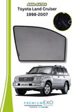 QS Window Sun Shades (Car Pardy) For Toyota Land Cruiser 1998-2007 SUV