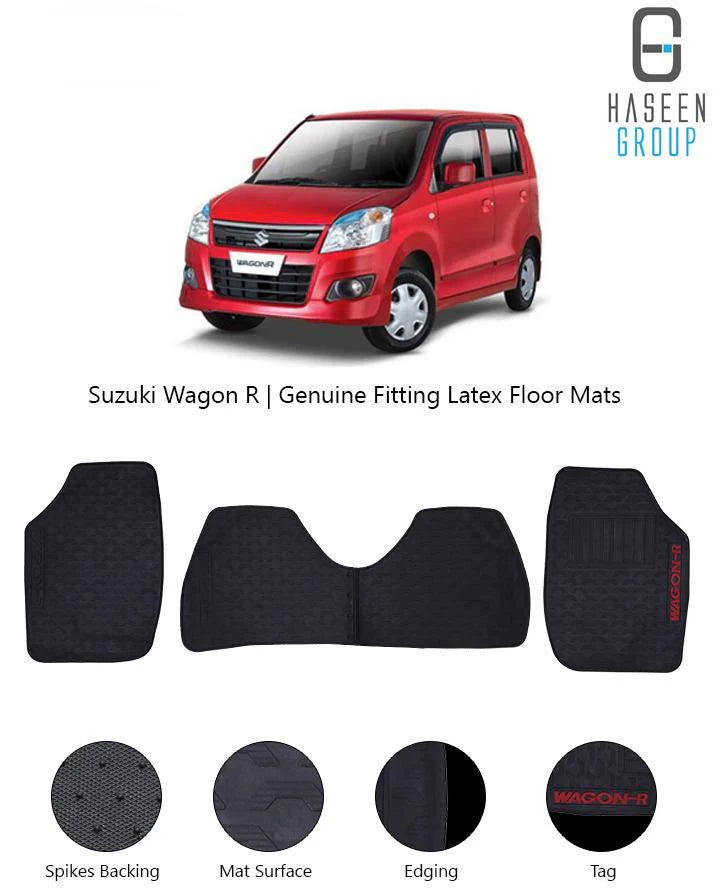 Suzuki Wagon R 2014-2024 Rubber Latex Car Floor Mat