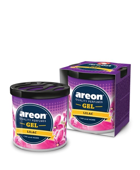 Gel air freshener with fresh energizing fragrances LILAC