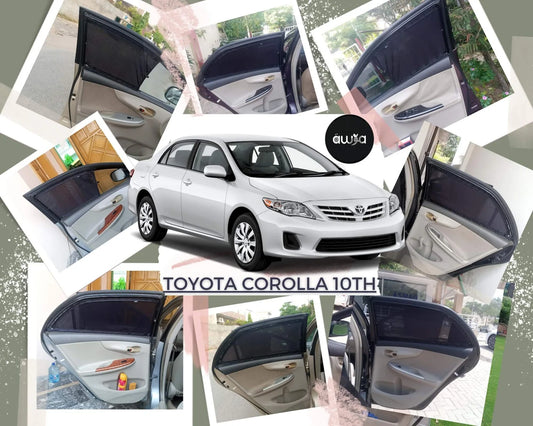 Awra Curtains for Toyota Corolla 10th Generation - Premium Interior Upgrade 2014 - 2017