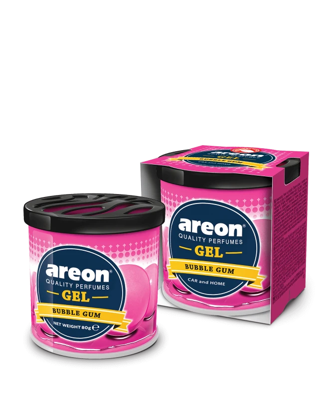 Gel air freshener with fresh energizing fragrances BUBBLE GUM