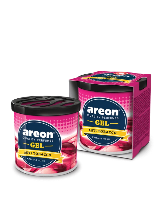 Gel air freshener with fresh energizing fragrances ANTITOBACCO