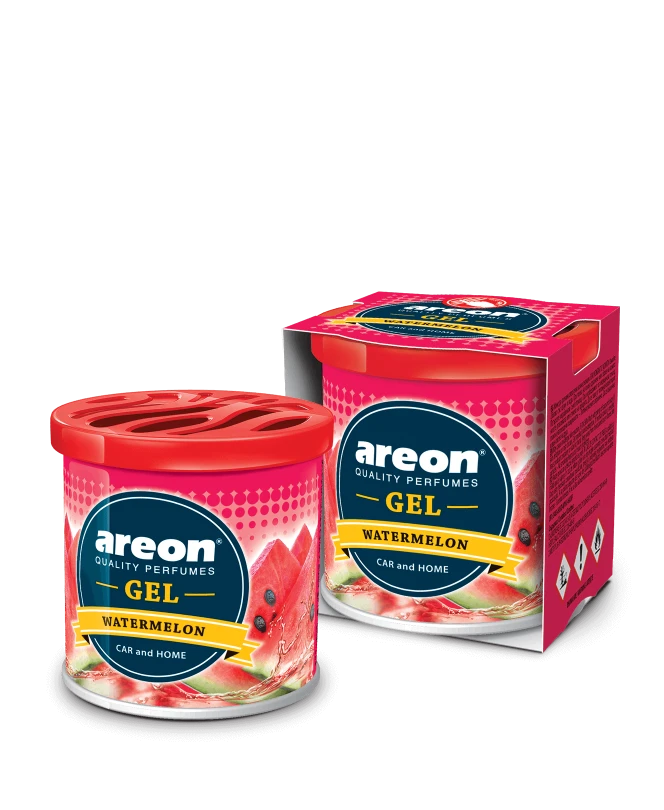 Gel air freshener with fresh energizing fragrances WATERMELON