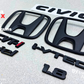 Honda Civic 2016-2021 Matte Black Monograms