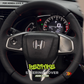 Bespoke Japanese Synthetic Seat Covers & Steering Cover for Honda Civic (2016-2021)