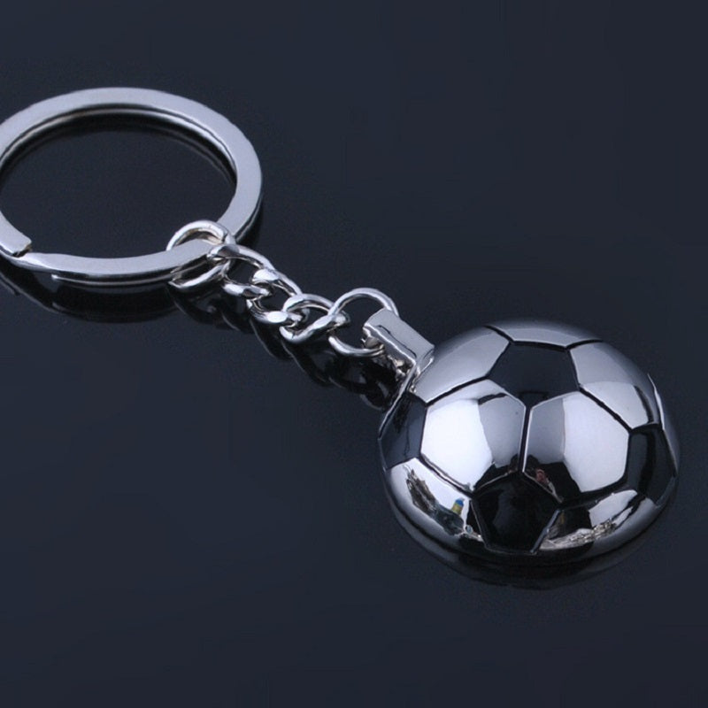 Football Key Chains Metal Half Ball Soccer key Chain