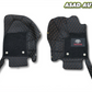 Toyota Fortuner 2017–2024 11D Floor Mats – Mix Thread Black with Black Grass | Full Coverage | Premium Custom Fit
