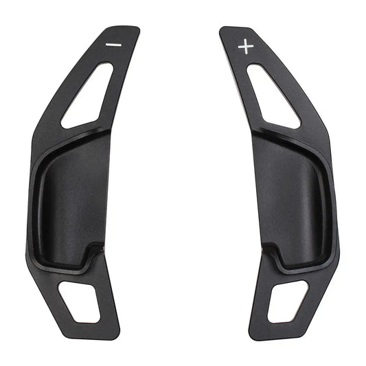 2-piece black aluminum steering wheel paddle shifter extensions for Haval