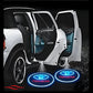 2-piece car door logo projection lights for Toyota with LED welcome light projection