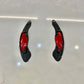 2-piece carbon paddle shift extensions for Honda Civic X steering wheel