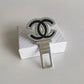 2-piece Chanel logo car seat belt clip safety belt buckle accessories