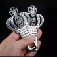 2-piece King Crown alloy car seat belt clip safety belt buckle accessories
