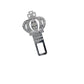2-piece King Crown alloy car seat belt clip safety belt buckle accessories